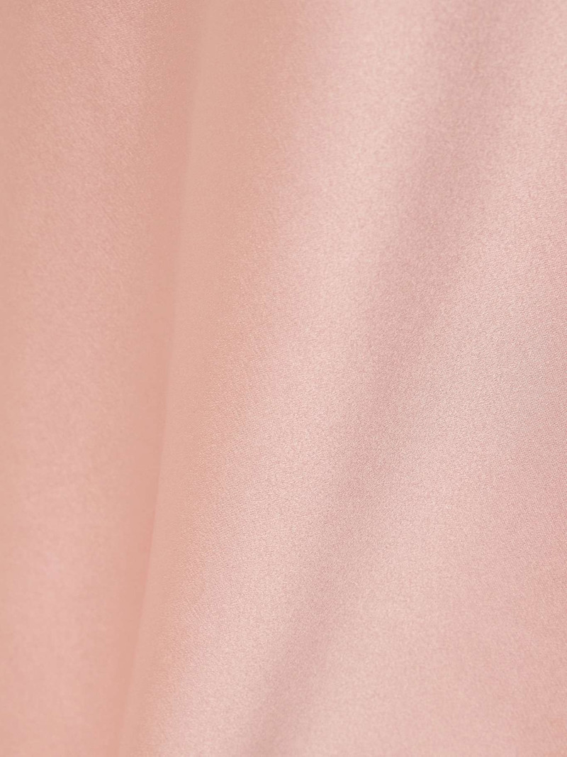 Sammi Leavers lace-trimmed stretch-silk satin chemise Pink 4