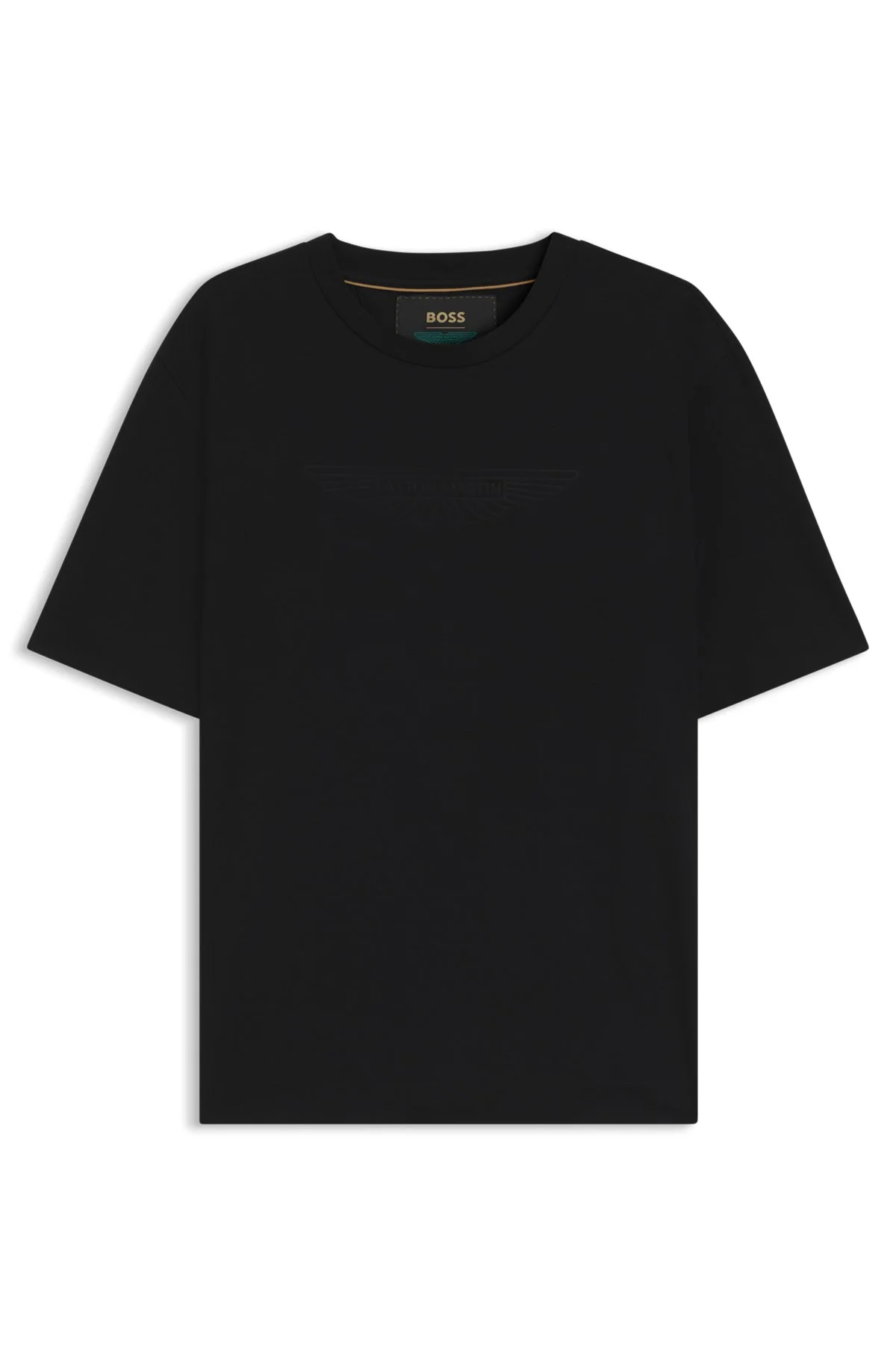 BOSS X ASTON MARTIN T-SHIRT WITH EMBOSSED LOGO - 1