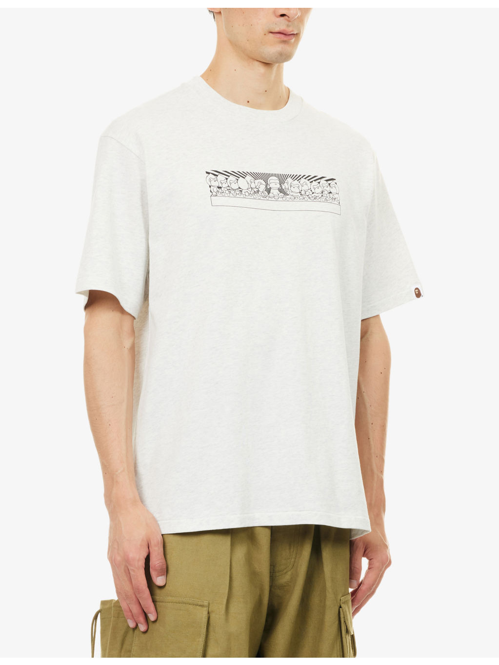 Bape Babyilo Graphic-Print Cotton T-Shirt - 3