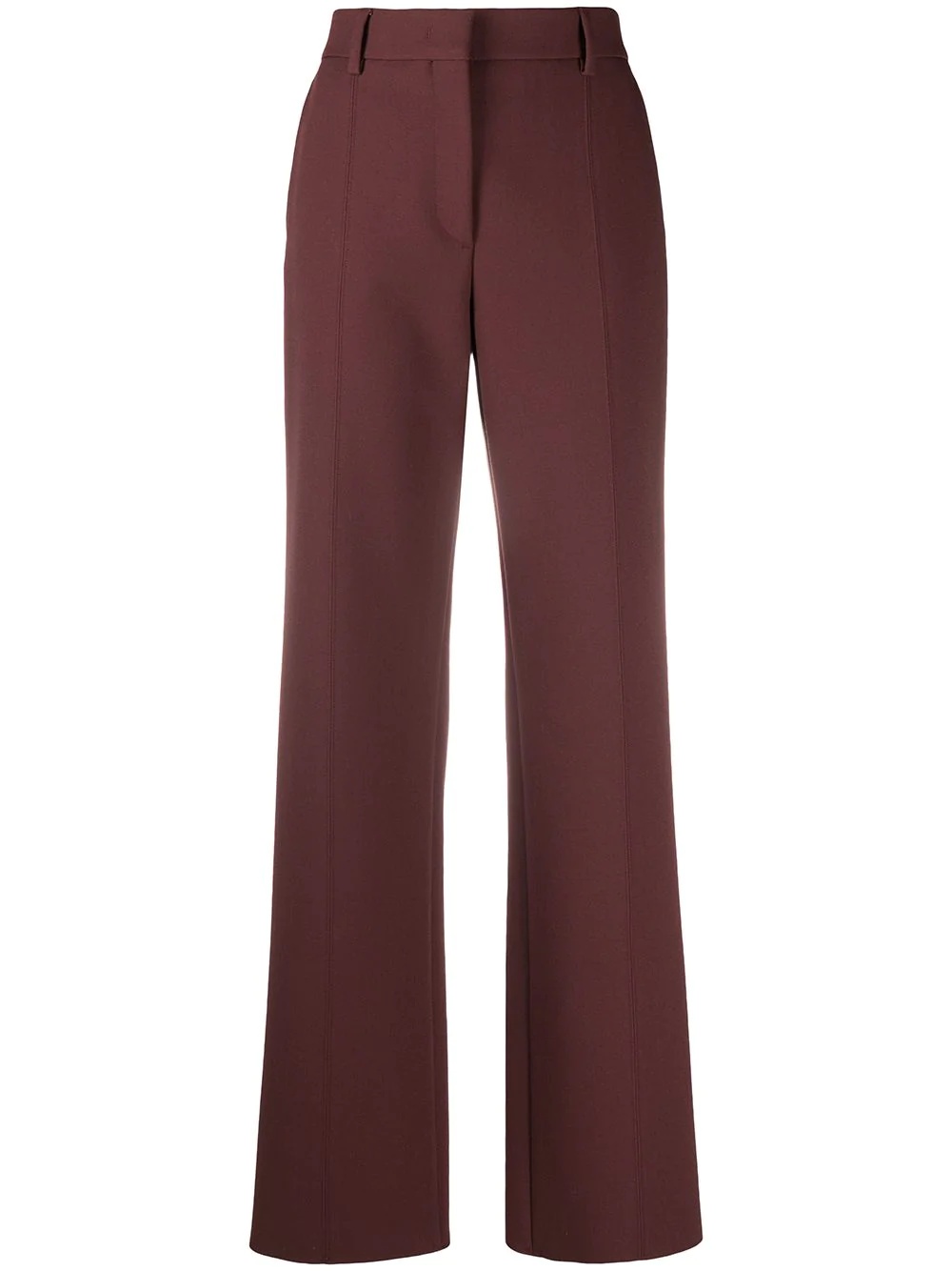 high-waisted tailored trousers - 1