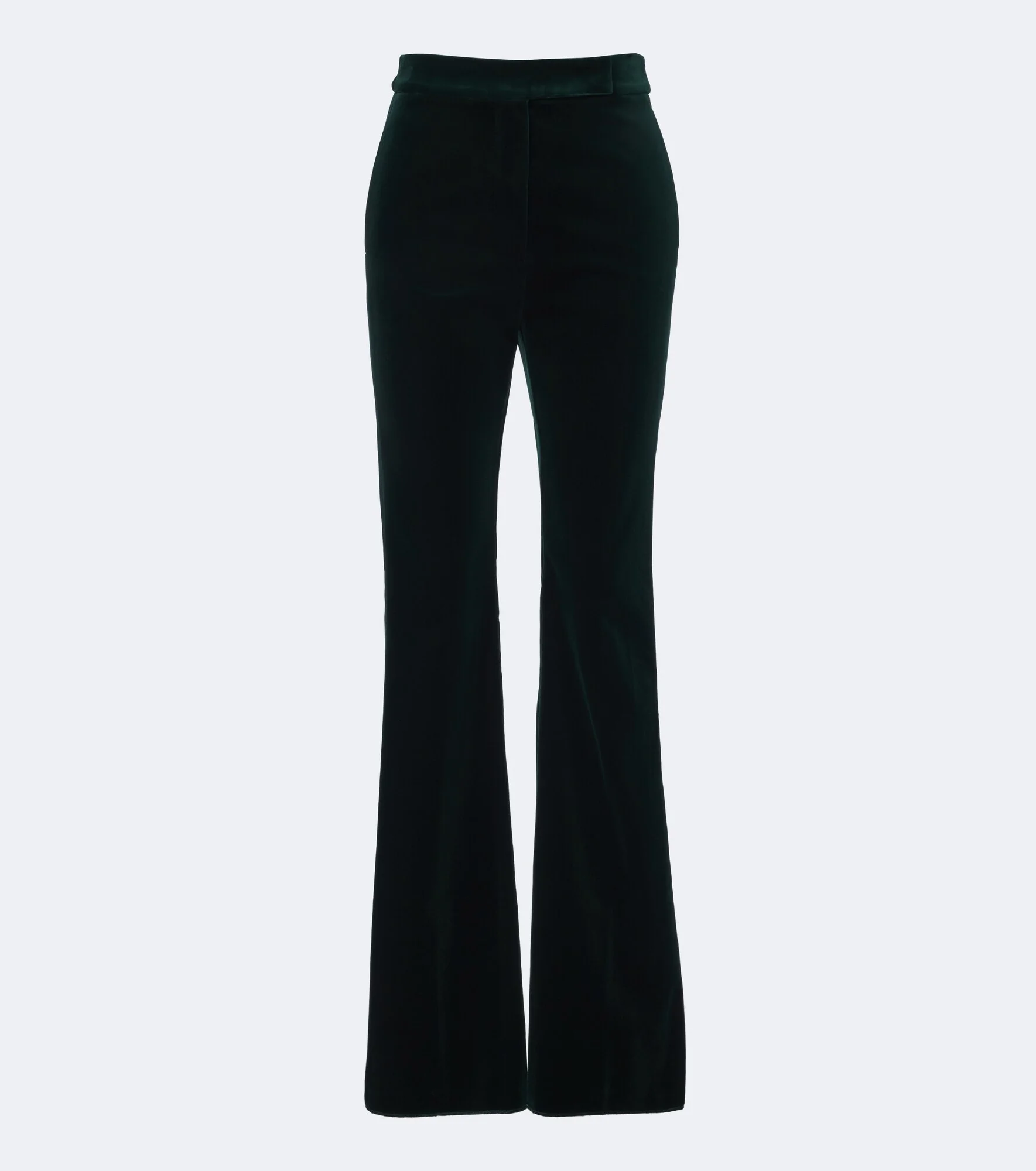 Elegante cotton velvet straight pants - 1
