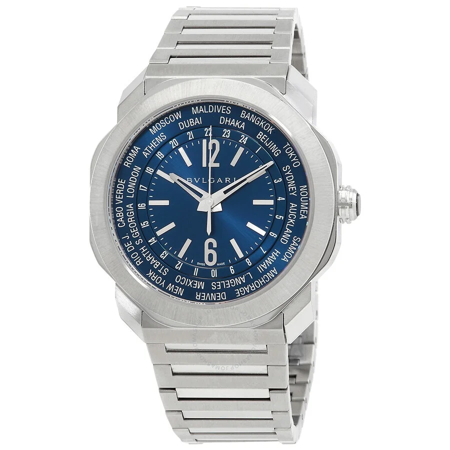 Bvlgari Octo Roma Automatic Blue Dial Men's Watch 103481 - 1