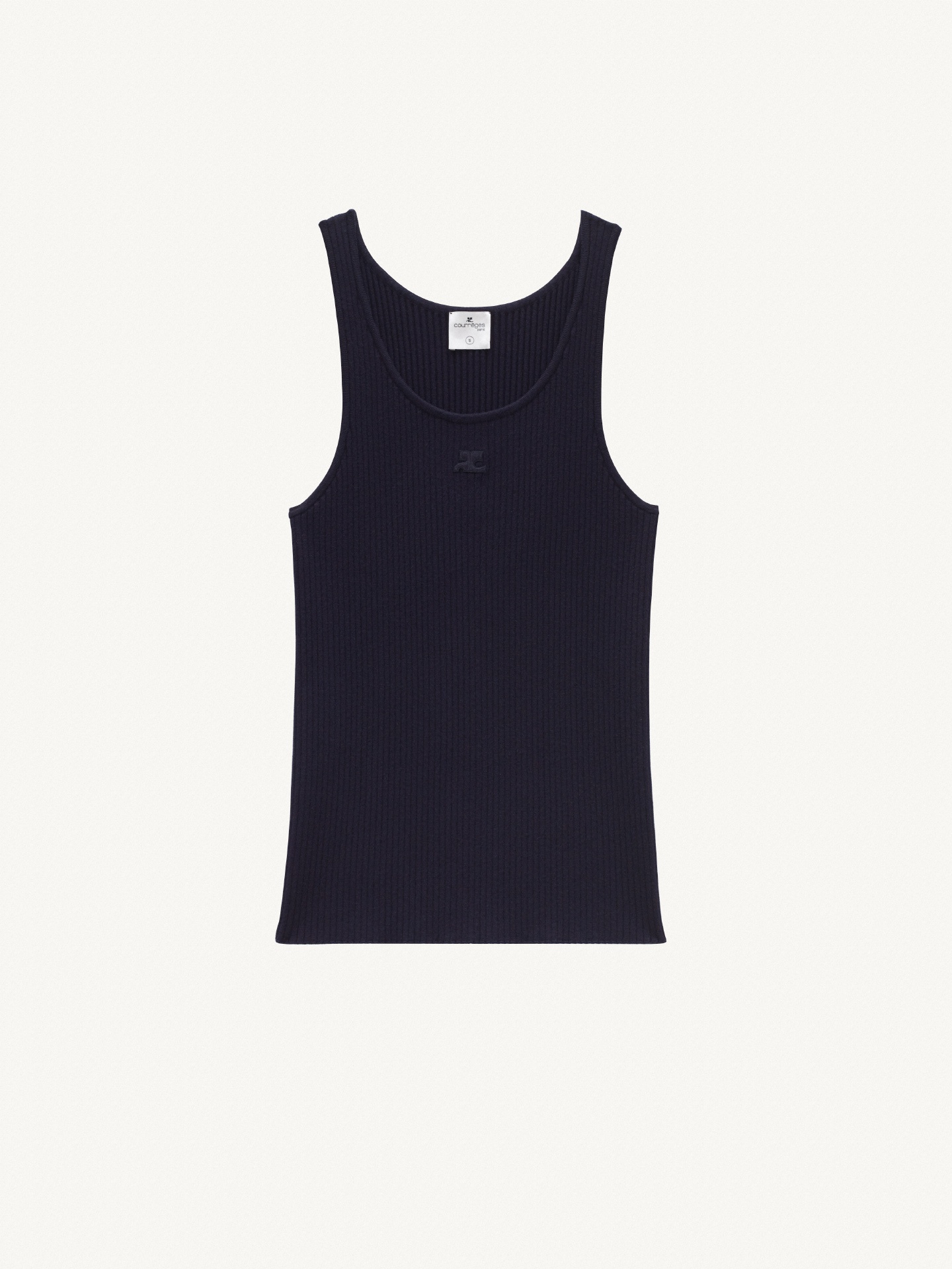 RIB KNIT TANK TOP - 1
