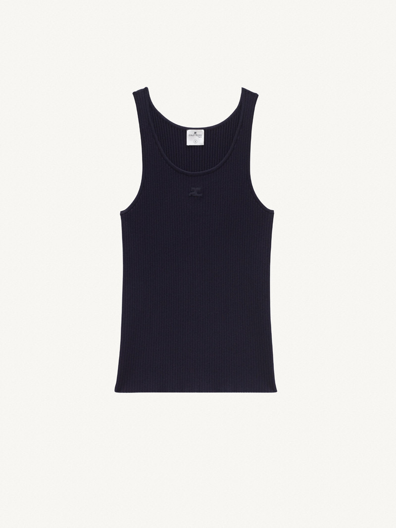 RIB KNIT TANK TOP 1