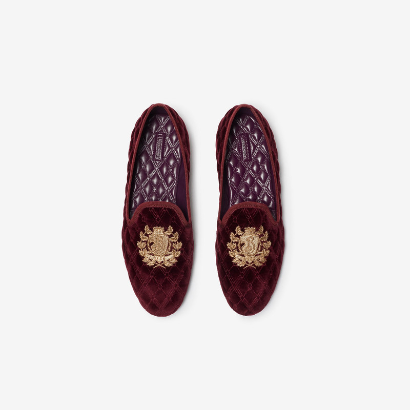 Quilted Velvet Estate Slippers​​ 4