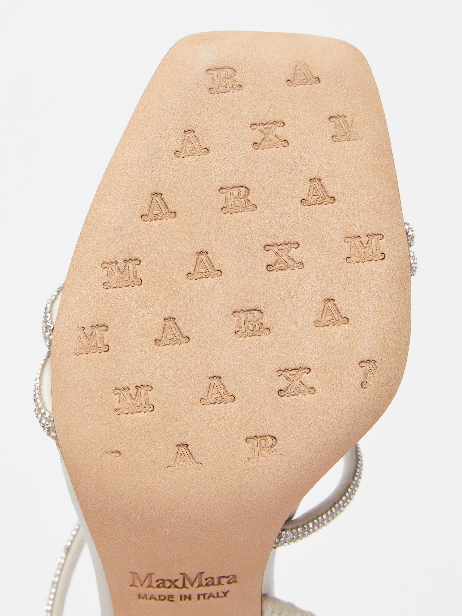 CRYSTALSANDAL Bow-adorned satin sandals - 5
