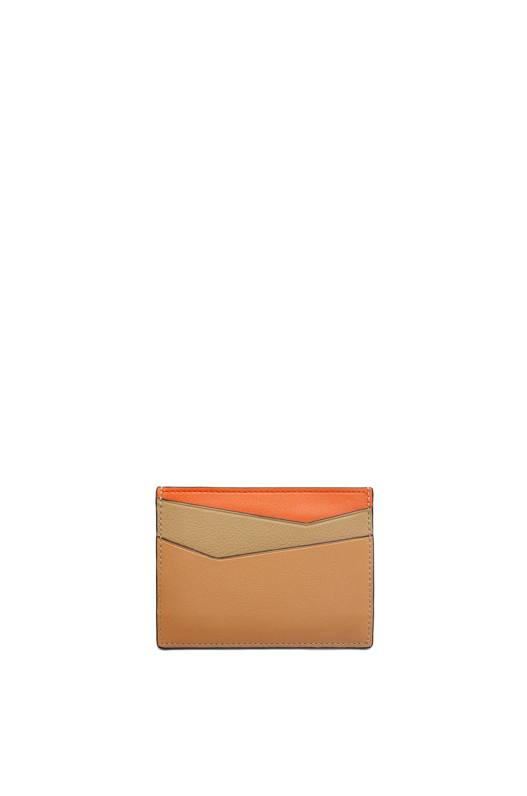 Puzzle plain cardholder in classic calfskin - 3
