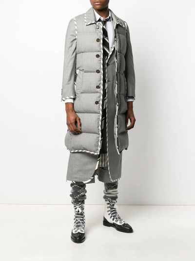 Thom Browne padded sleeveless coat outlook