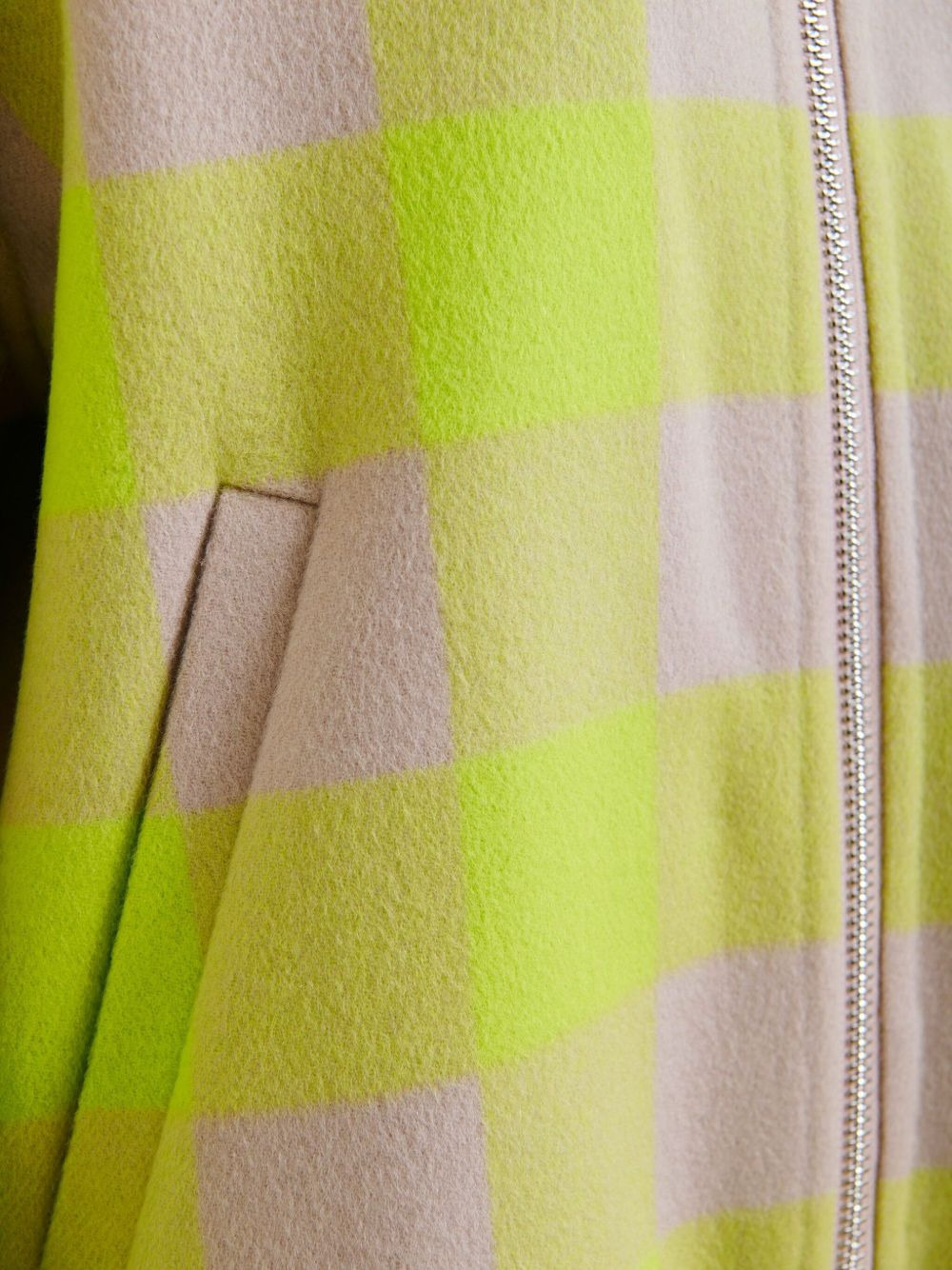 check-pattern cardigan - 5