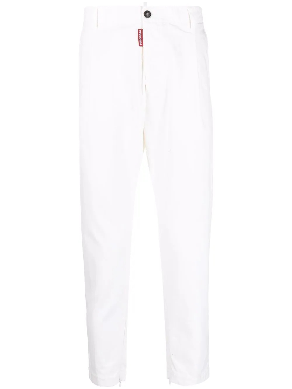 cropped tapered trousers - 1