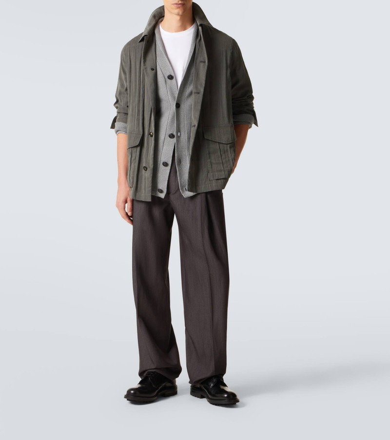 GIORGIO ARMANI Cotton jersey T-shirt outlook