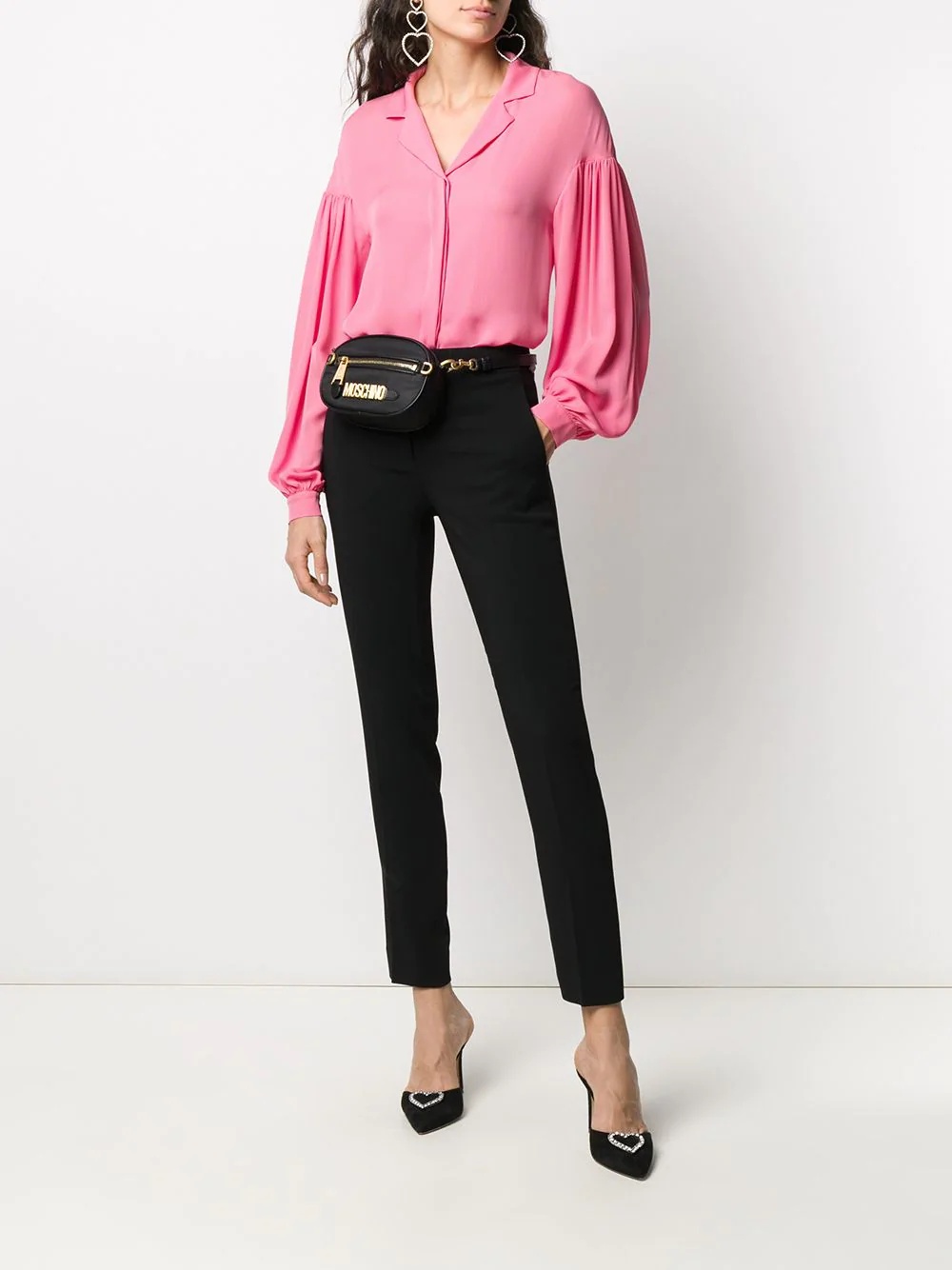 long-sleeve silk shirt - 2