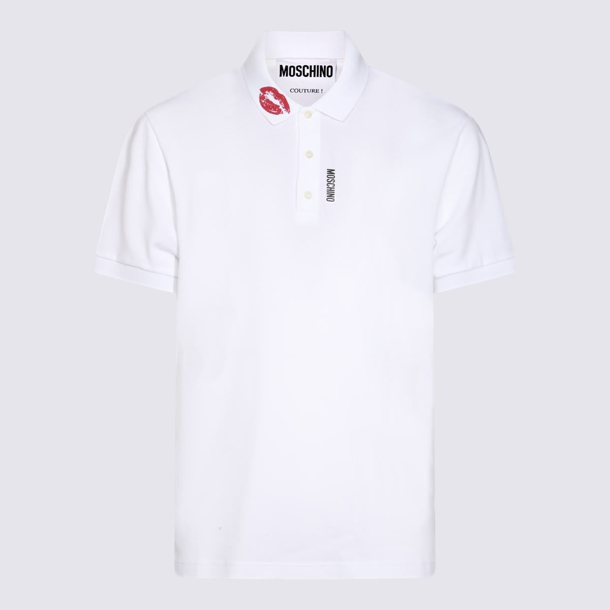 Moschino White Cotton Polo Shirt - 1