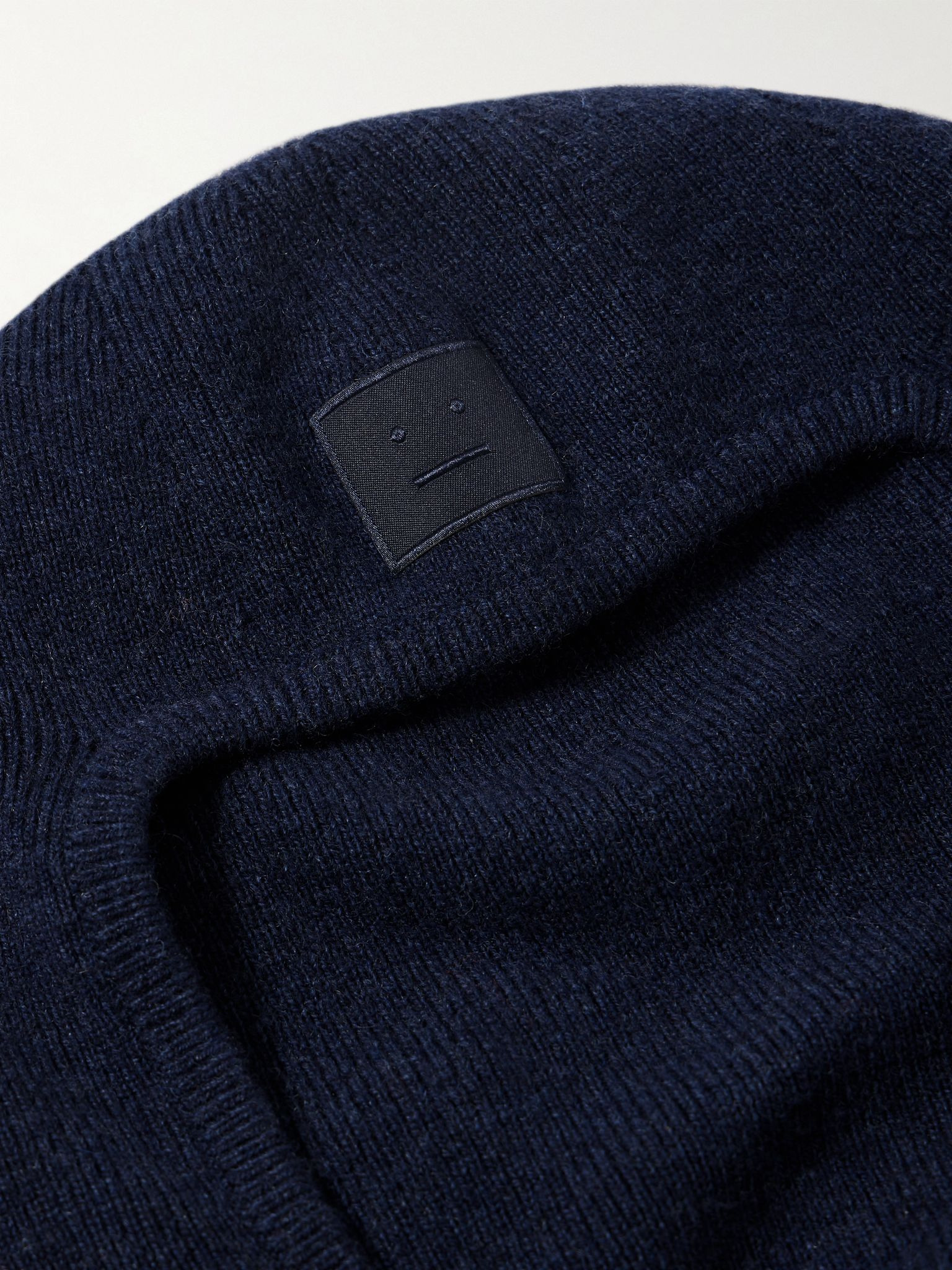 Kalas Logo-Appliquéd Wool and Yak-Blend Balaclava Blue - 3