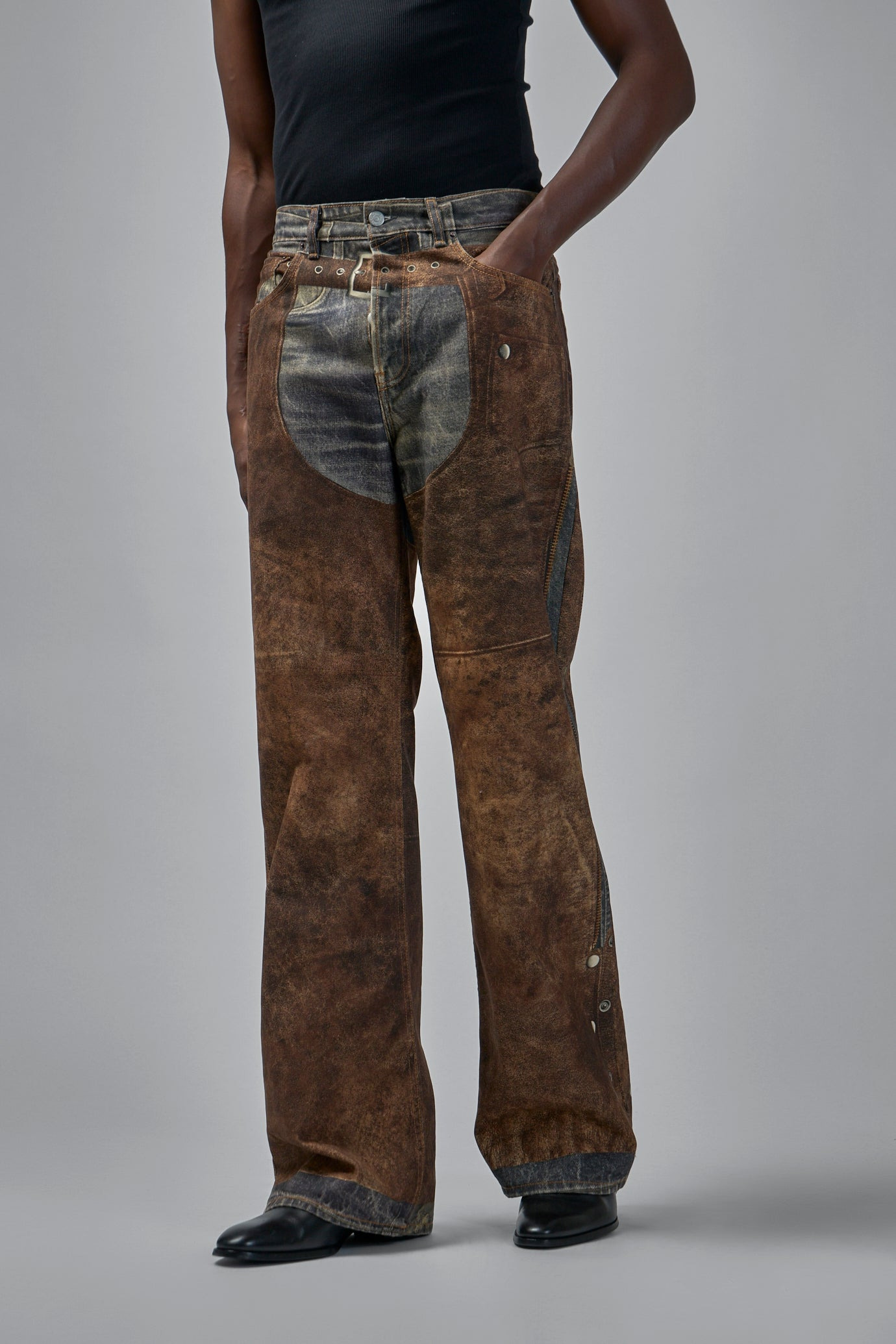 Printed Jeans Regular Fit - 5