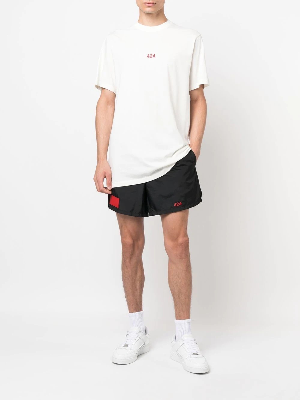 logo track shorts - 2