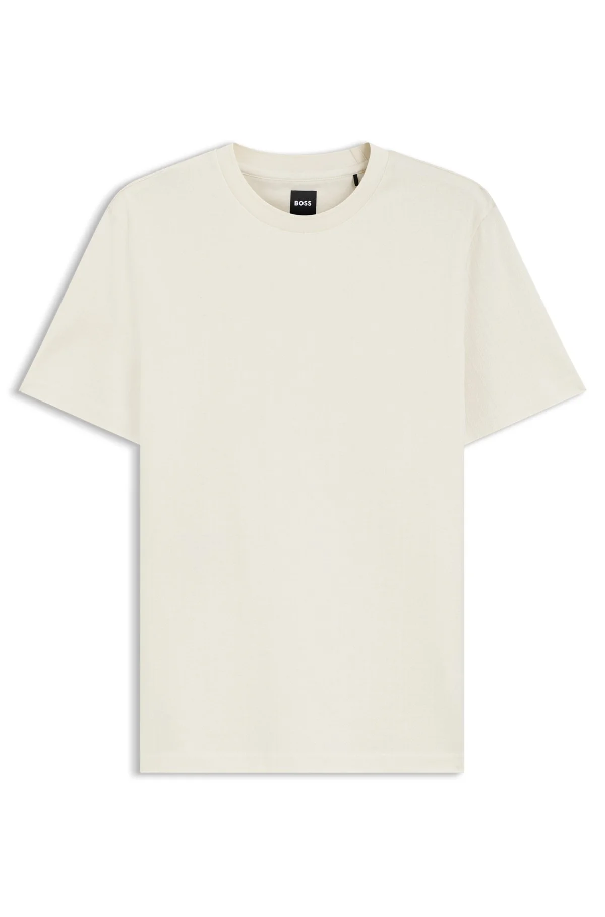 CORDUROY-JACQUARD T-SHIRT IN MERCERIZED COTTON - 1