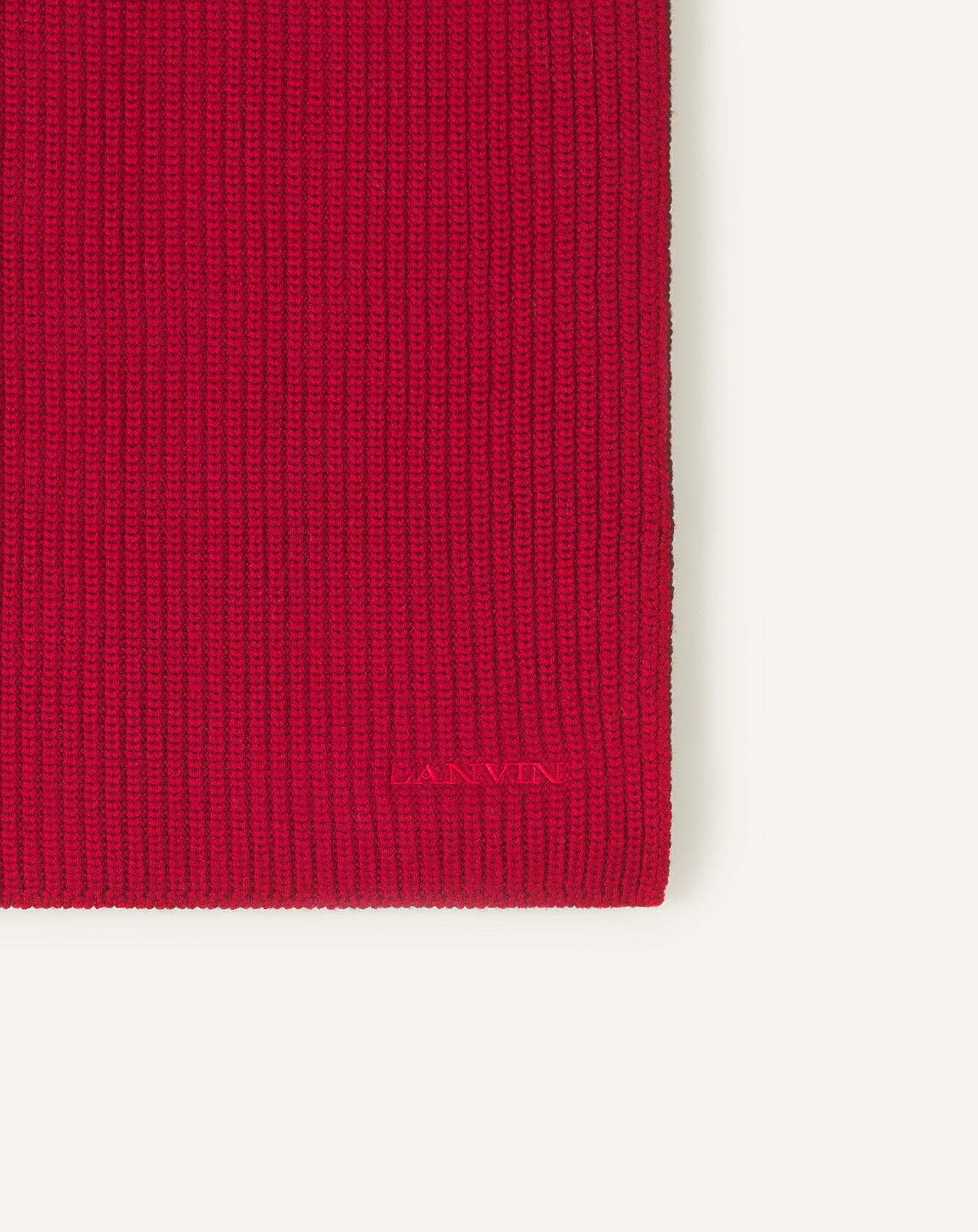 LANVIN WOOL SCARF - 3