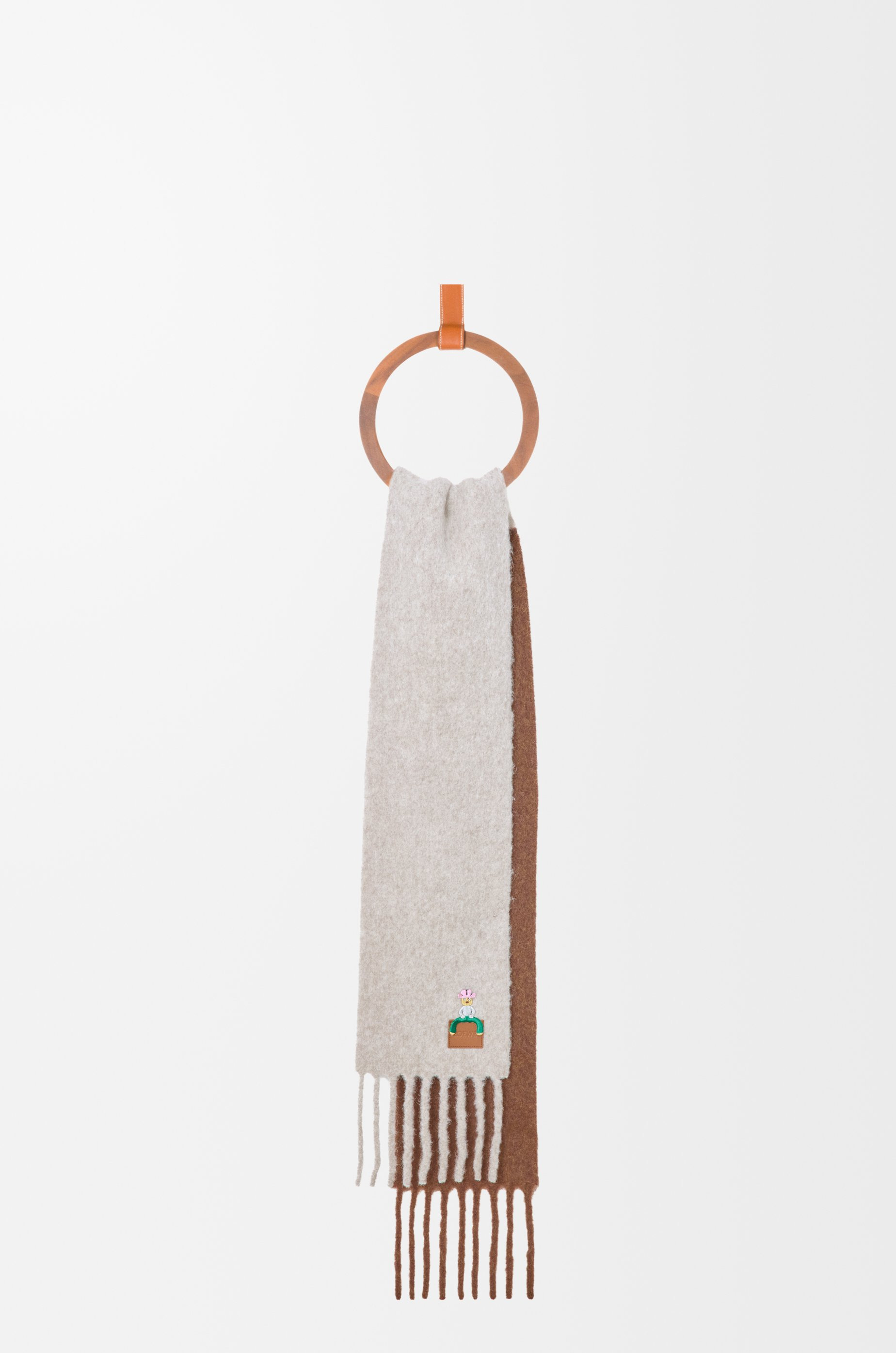 Scarf in alpaca and wool blend - 3