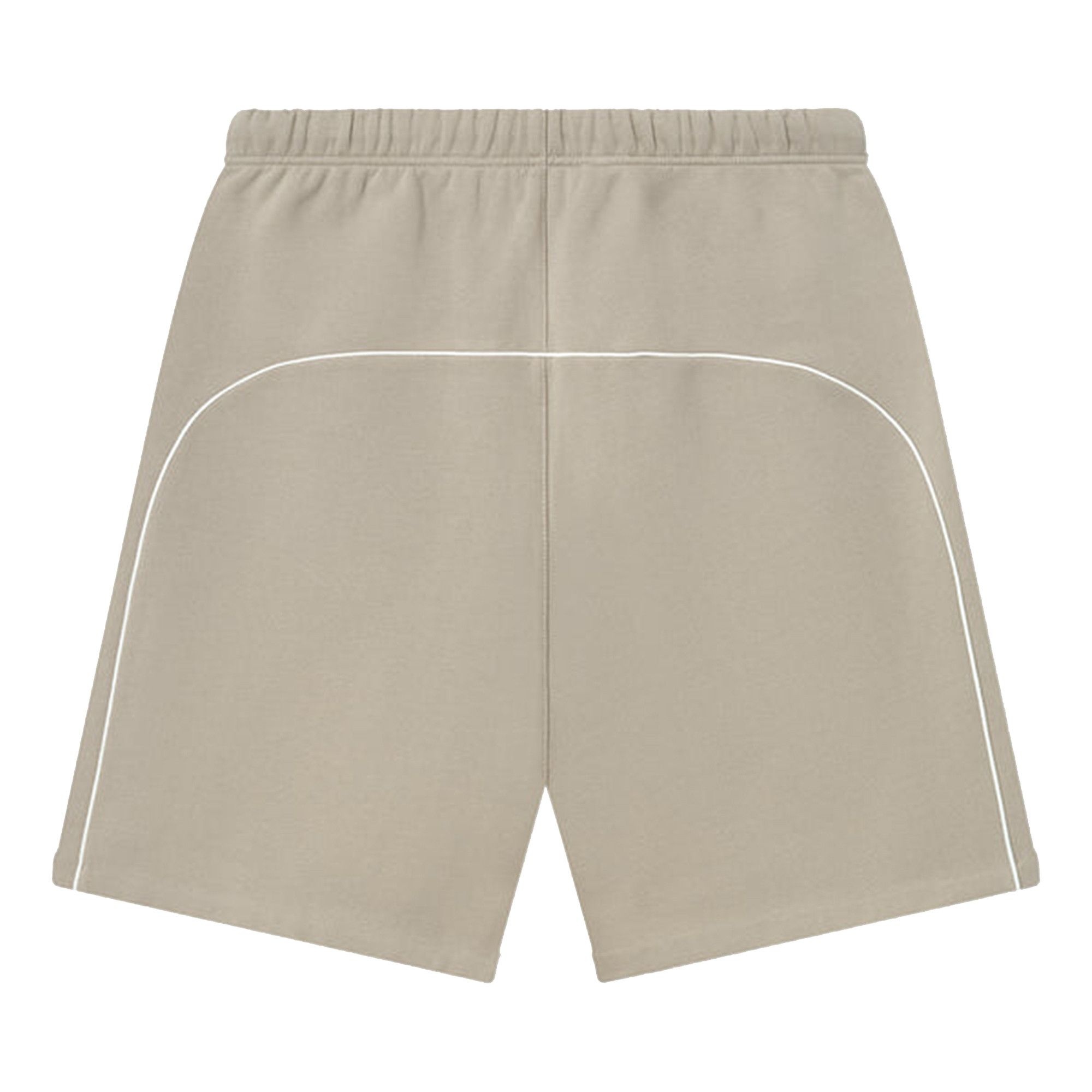 Fear of God Essentials Relaxed Fleece Sweatshort With Piping 'Timber/Cloud White' - 2