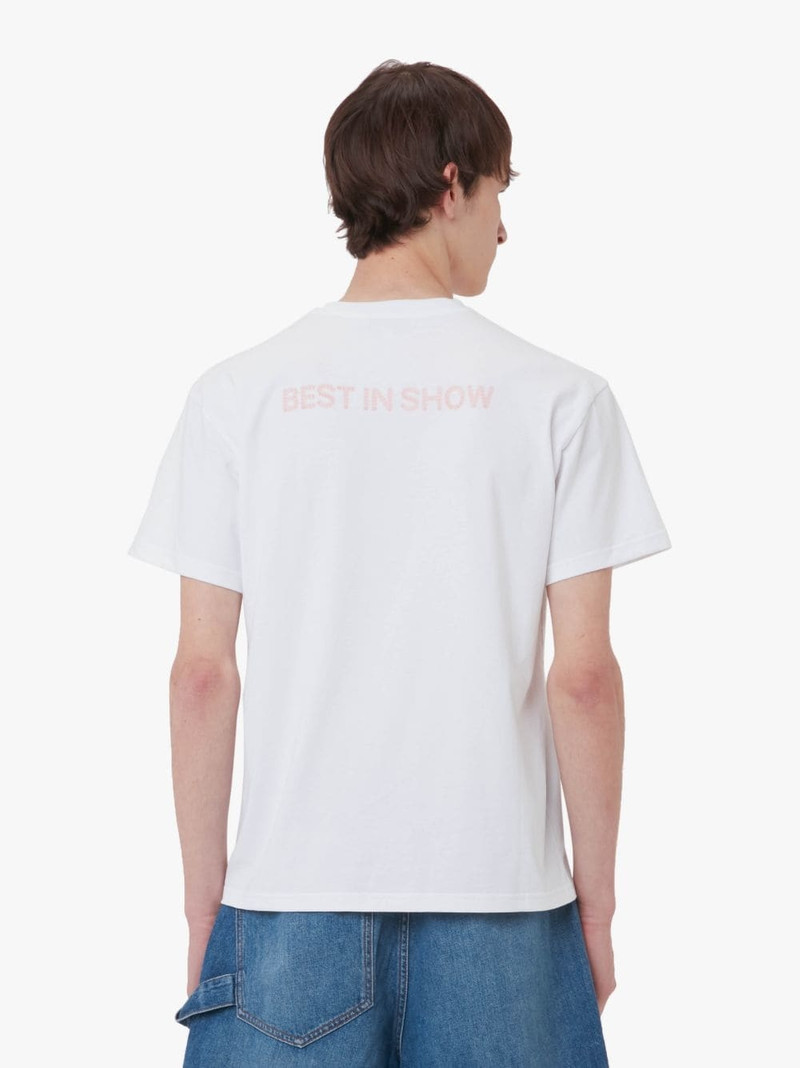 ROSETTE PATCH BACK PRINT T-SHIRT 3
