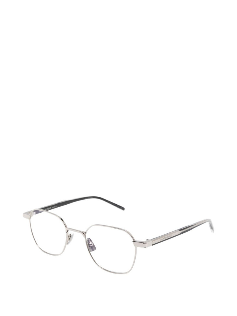 SAINT LAURENT geometric-frame glasses outlook
