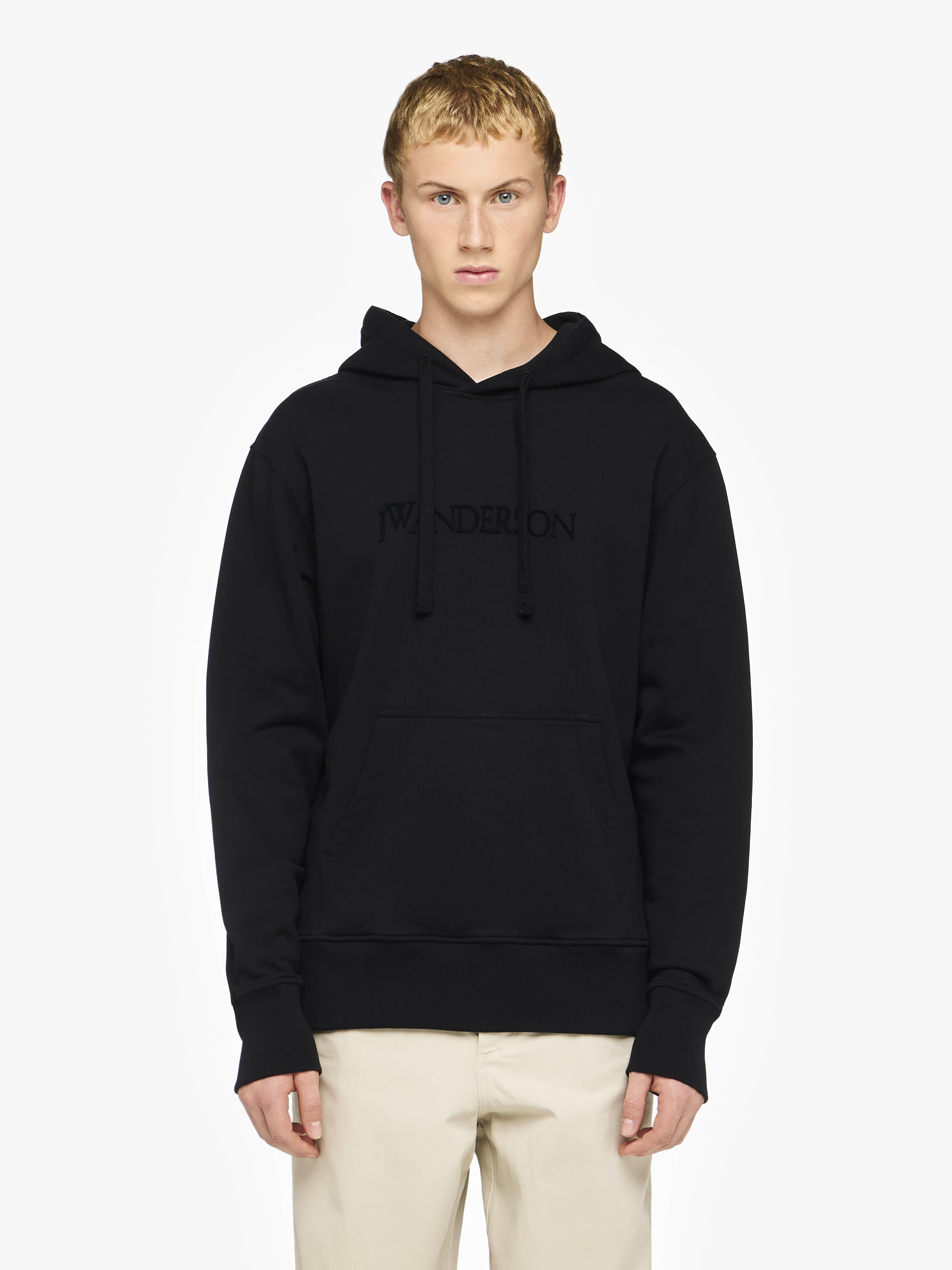 LOGO EMBROIDERY HOODIE - 2