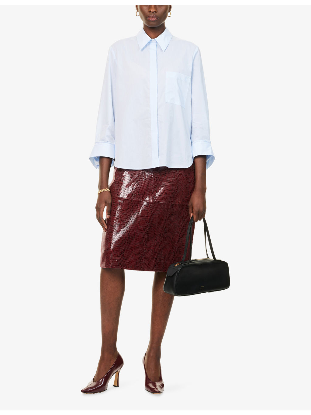 Boyfriend Long-Sleeves Cotton-Poplin Shirt - 2