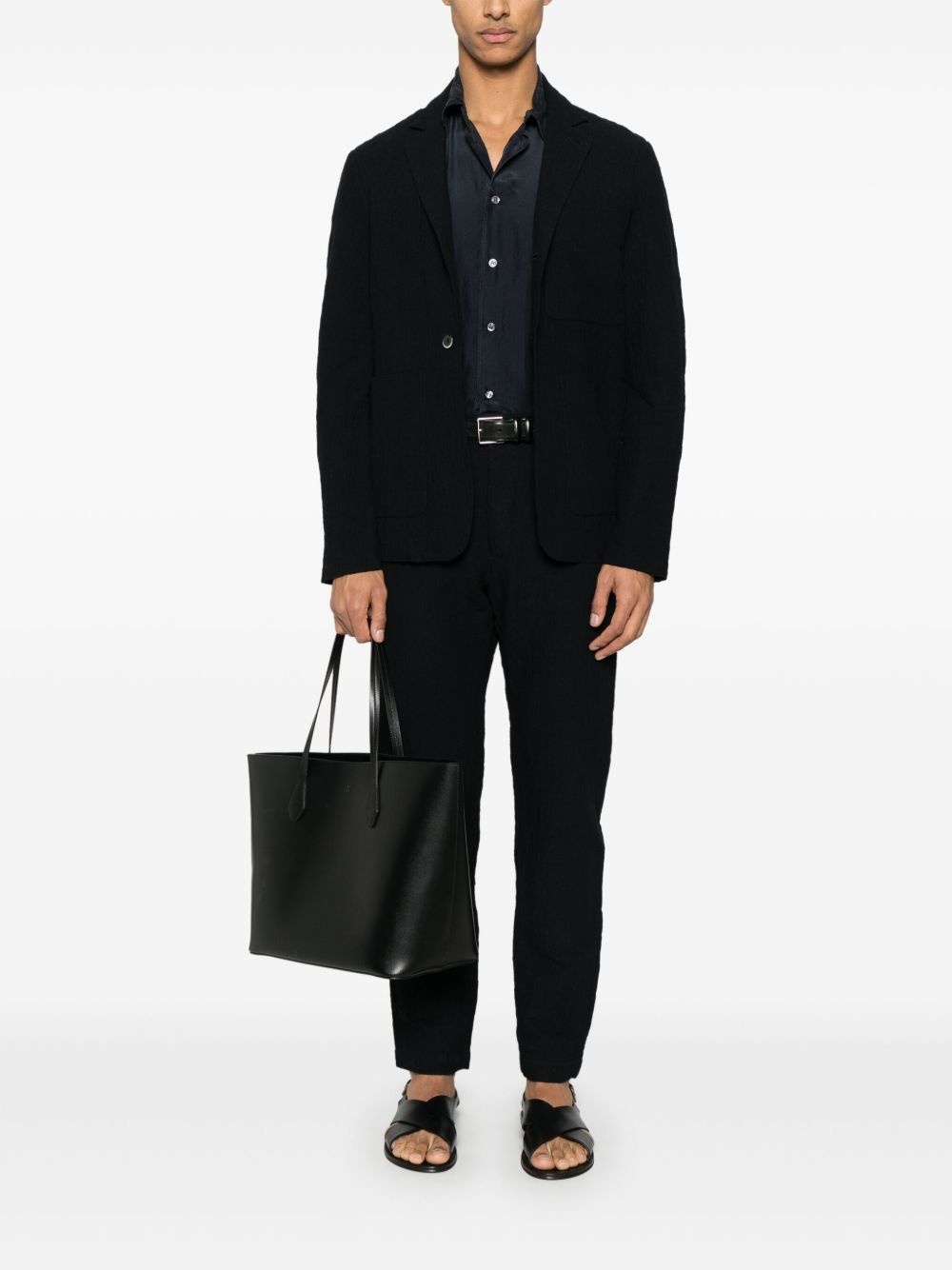 textured blazer - 2