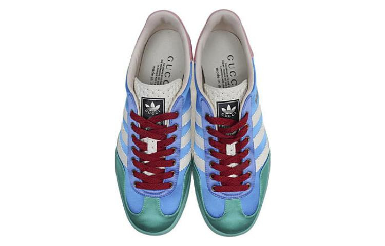 (WMNS) adidas x Gucci Gazelle 'Light Blue Silk' 707867-U7R10-3660 - 3