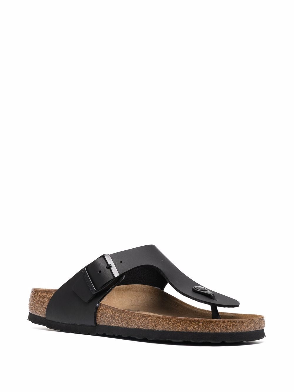 T-strap leather sandals - 2