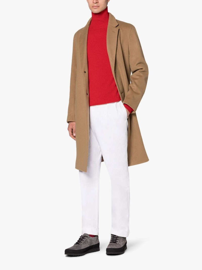 NEW STANLEY BEIGE WOOL & CASHMERE COAT 4