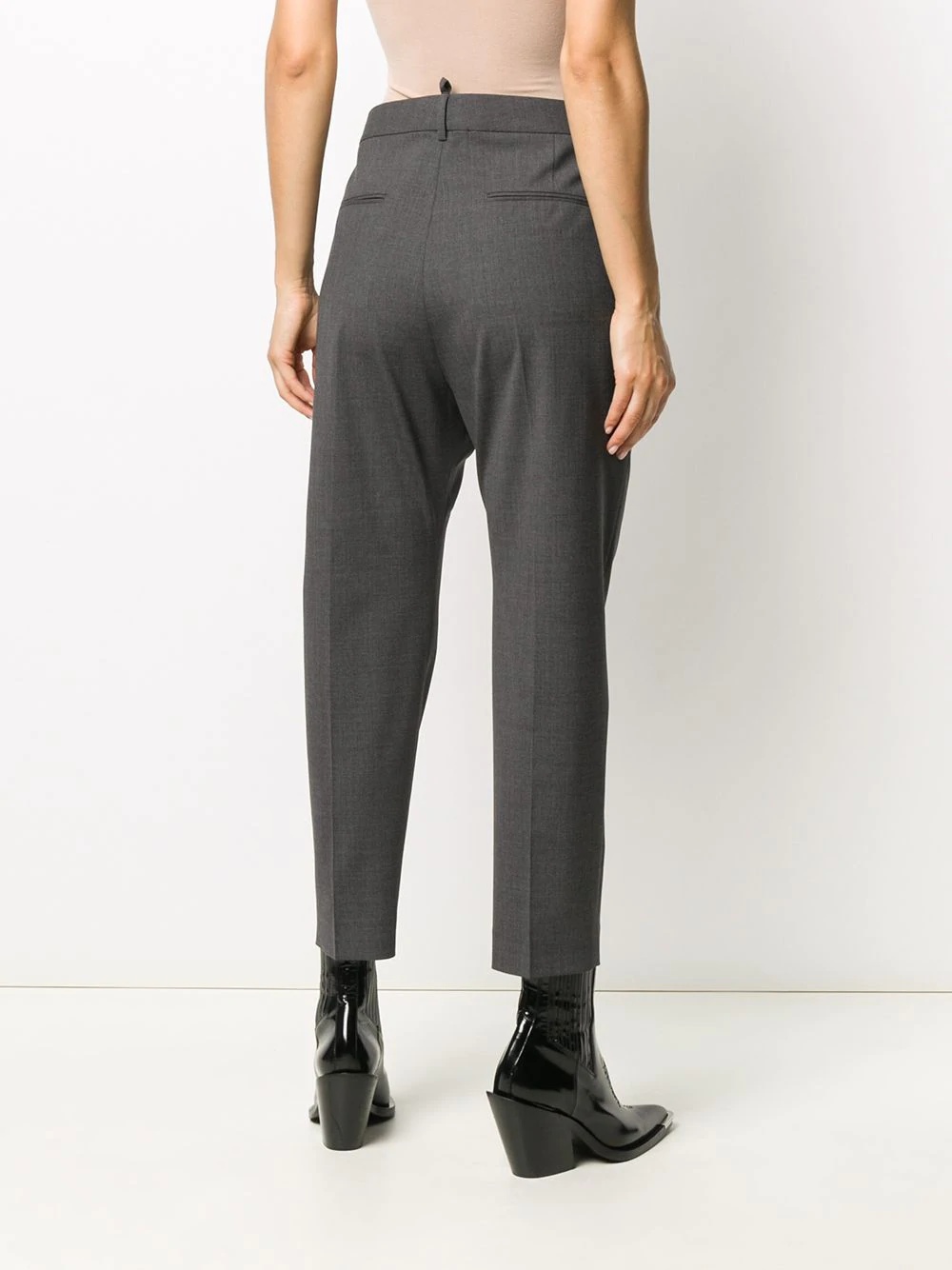 tailored cropped trousers - 4