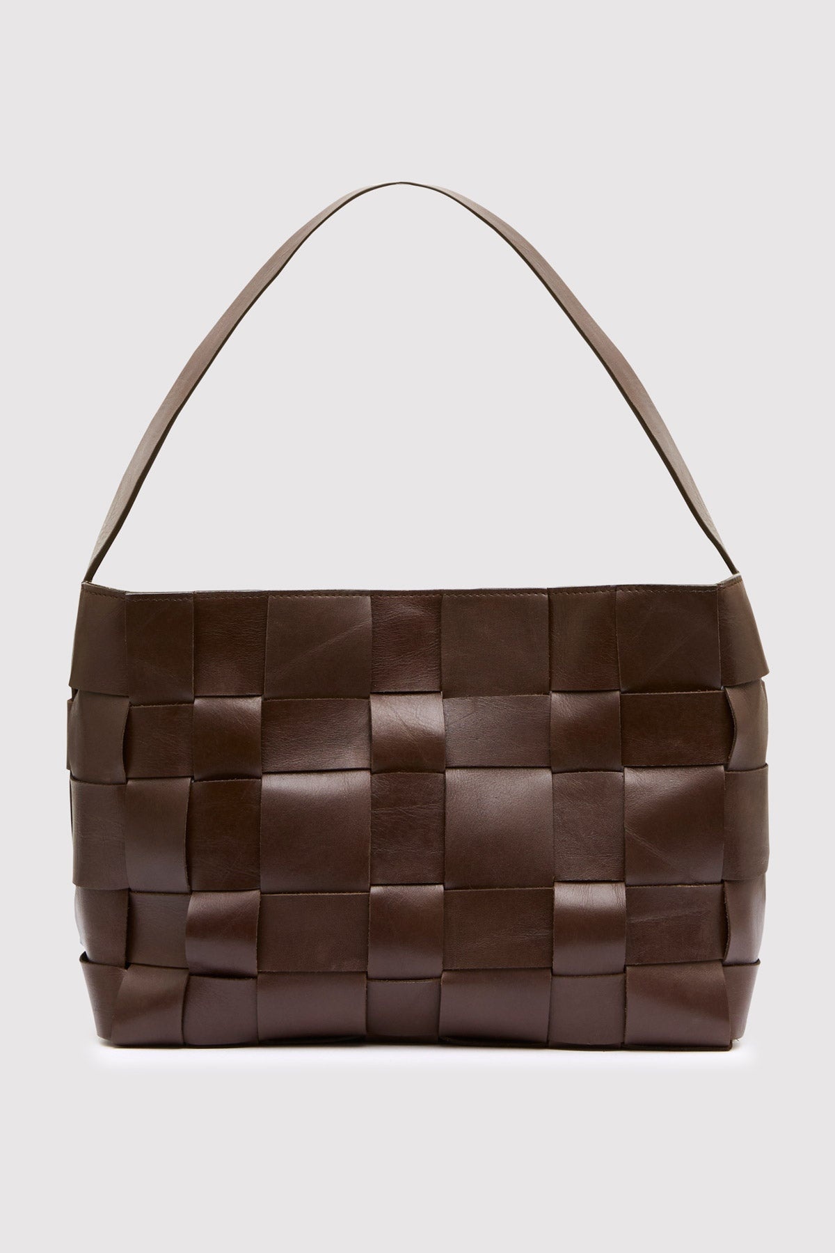 Woven Mini Tote - Chocolate - 4