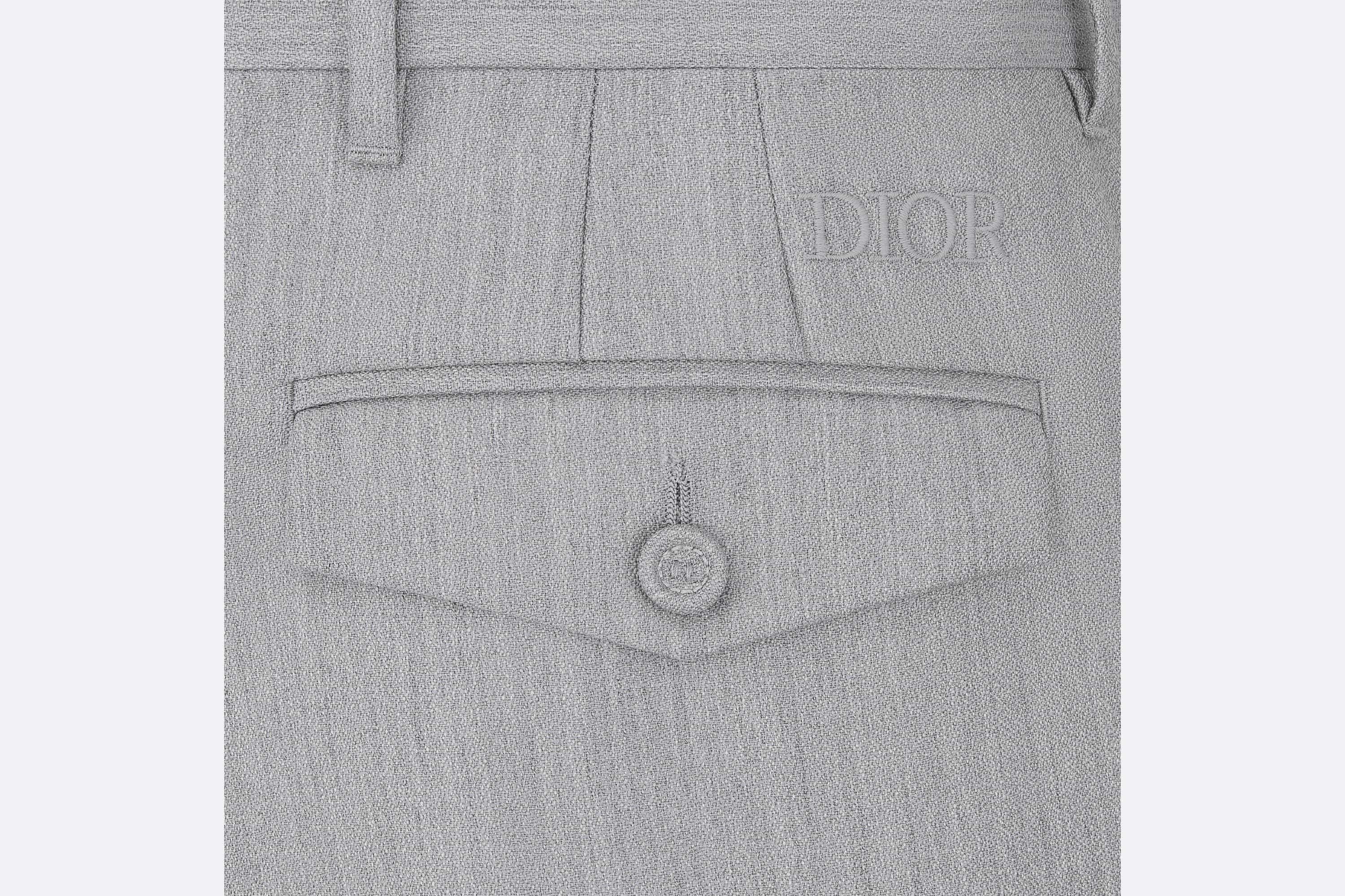 Dior Embroidered Wide-Leg Bermuda Shorts - 3