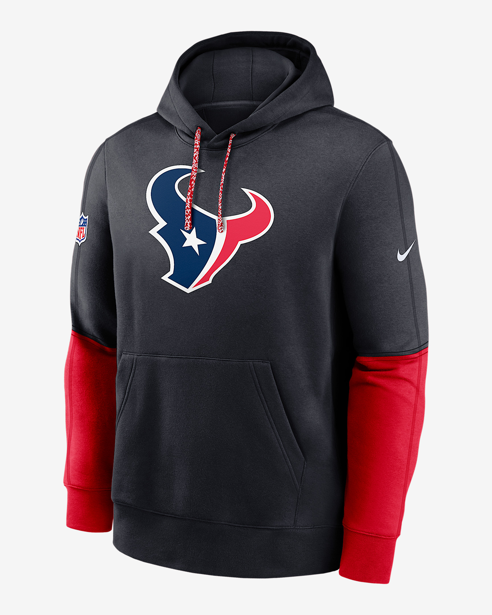Houston Texans Sideline Team Issue Club Men's Nike NFL Pullover Hoodie - 1