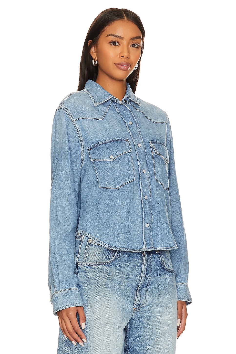 Cropped Western Shirt - 3