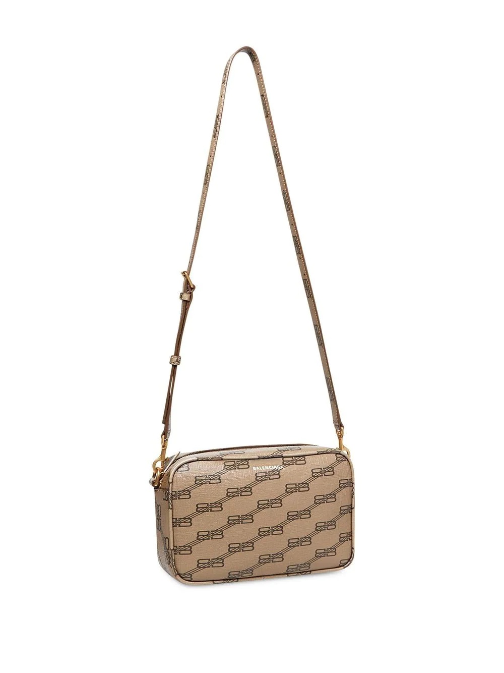 Signature BB-monogram shoulder bag - 3