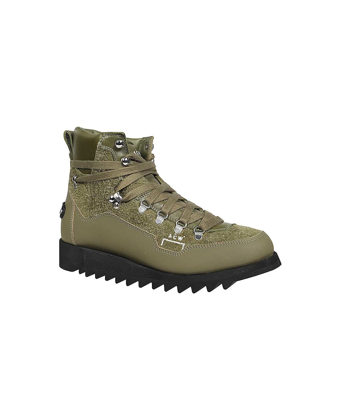 Lace-up Ankle Boots - 2