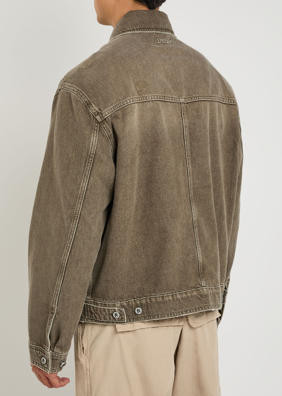 Represent Collared Denim Jacket - 3
