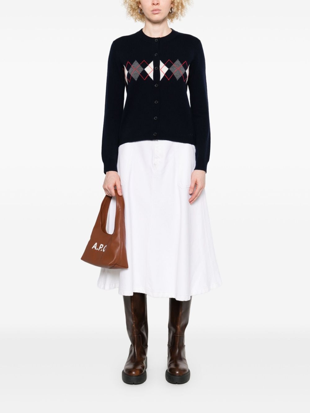 button-up cardigan - 2
