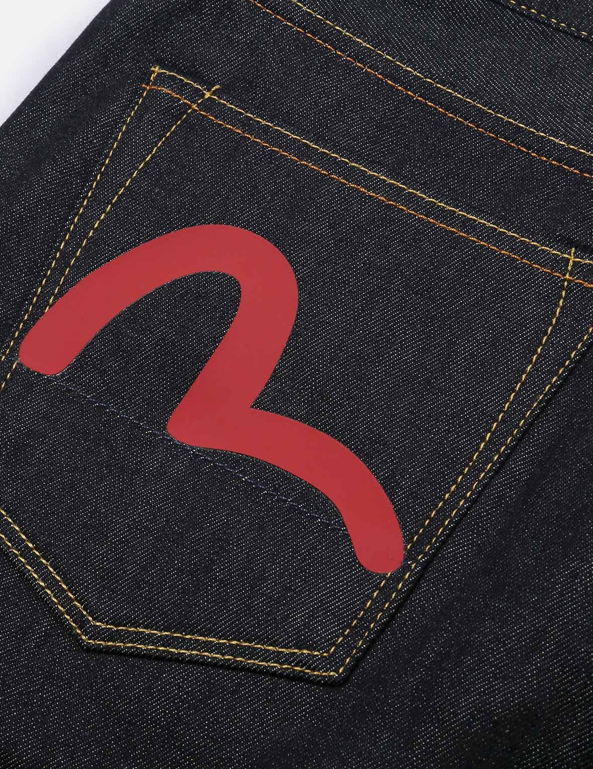 SEAGULL AND KAMON PRINT SLIM FIT JEANS #2010 - 12