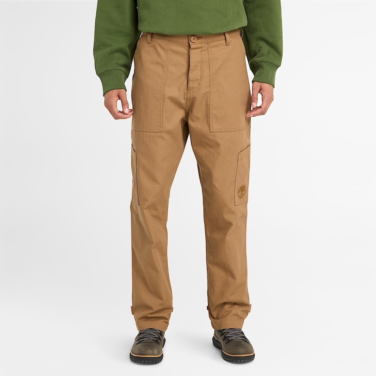 Wide-Leg Cargo Pant - 4