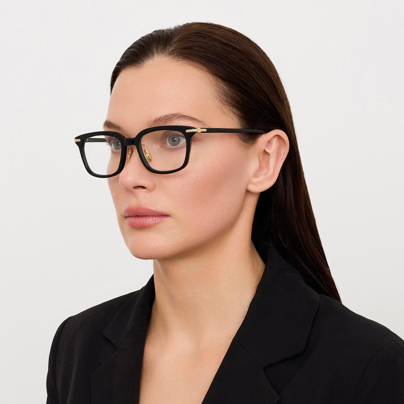 LINDA FARROW Diller Optical in Black outlook