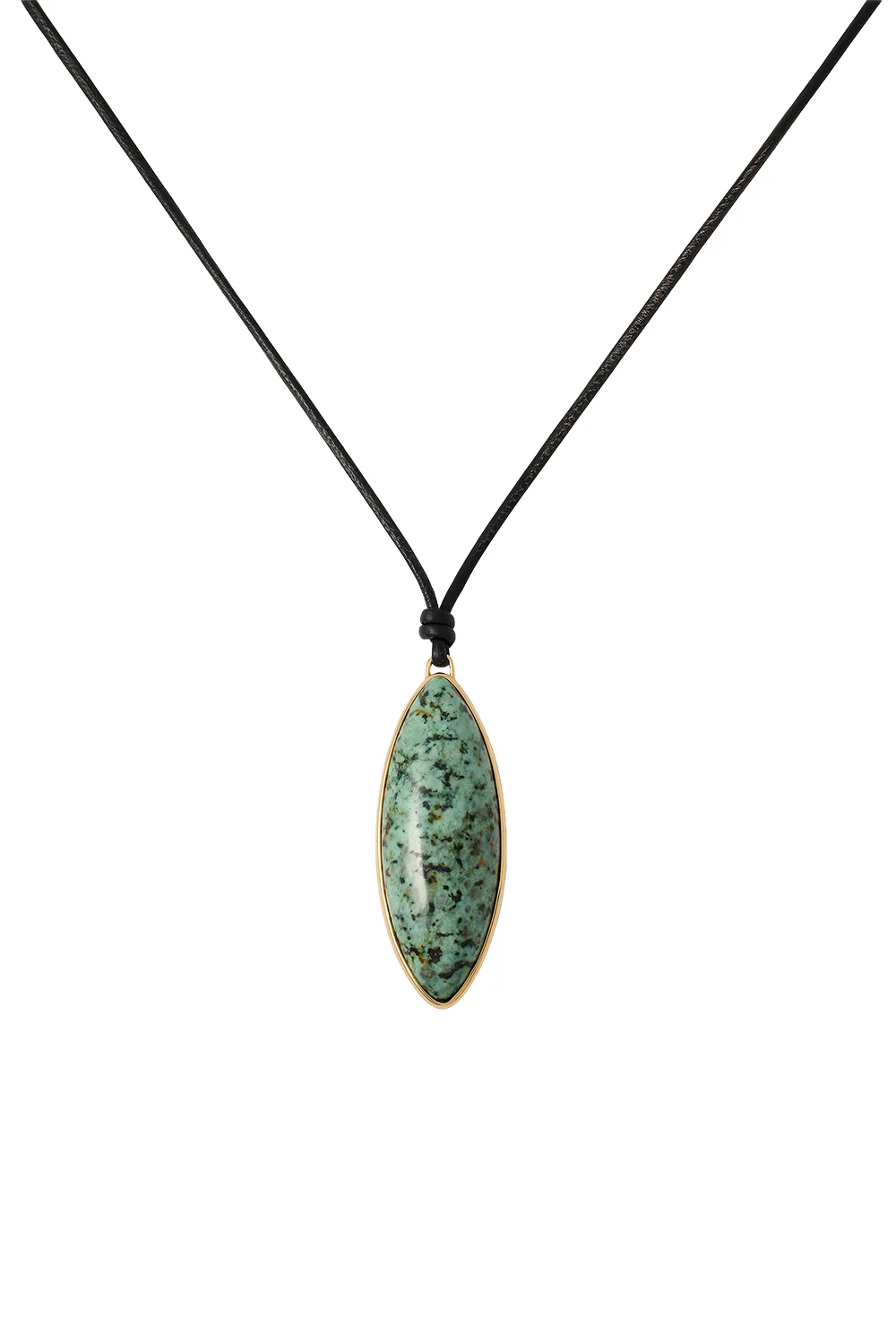 Turqouise Dagger Pendant Necklace - 1