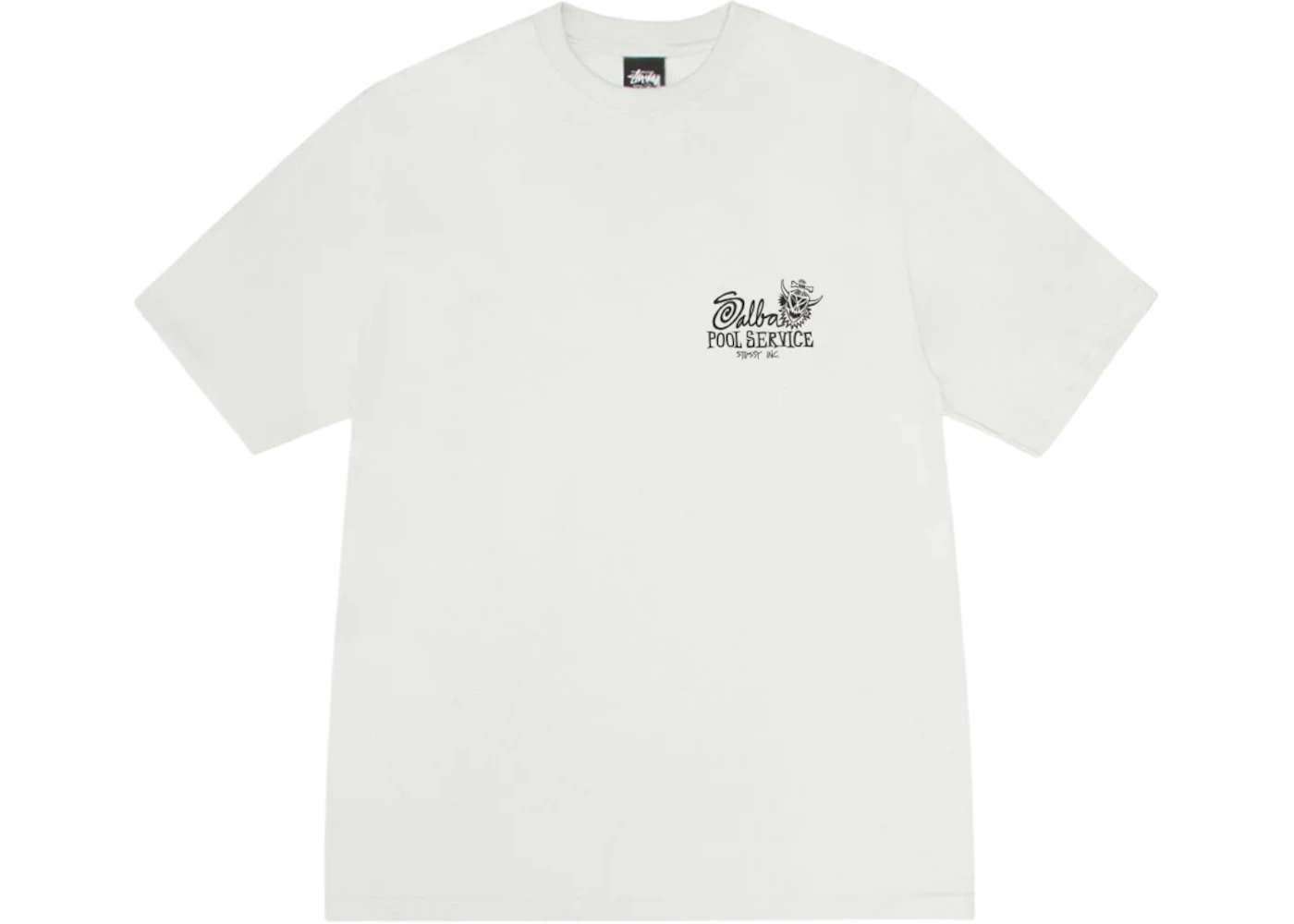 Stussy Pool Service Pigment Dyed Tee Natural - 2