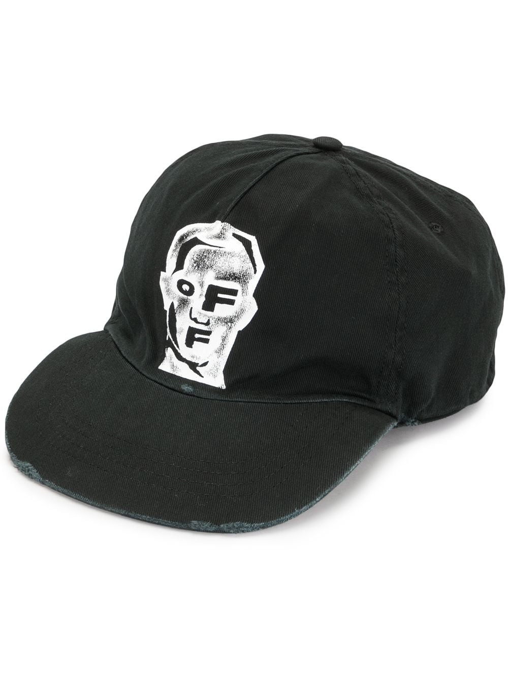 graphic-print baseball cap - 1