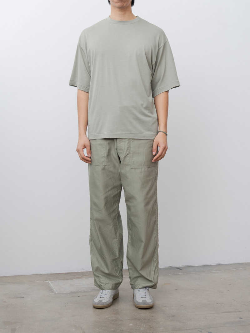 KAPTAIN SUNSHINE Super Soft Merino Tenjiku Half Sleeve Tee - Misty Green outlook