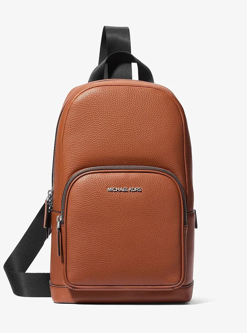 Cooper Pebbled Leather Sling Pack - 1