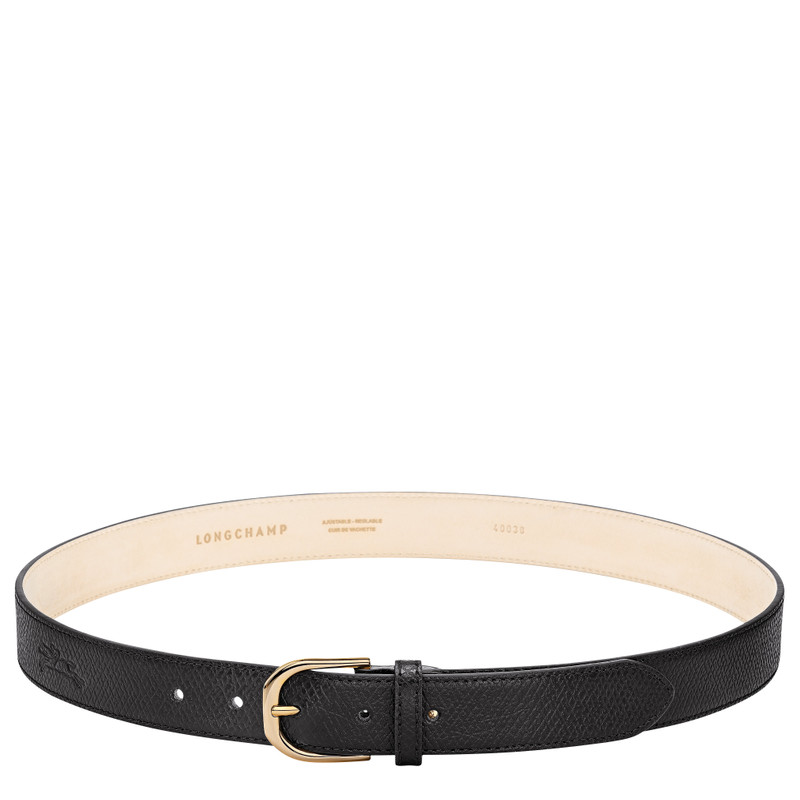 Le Pliage Original Ladies' belt Black - Leather 1